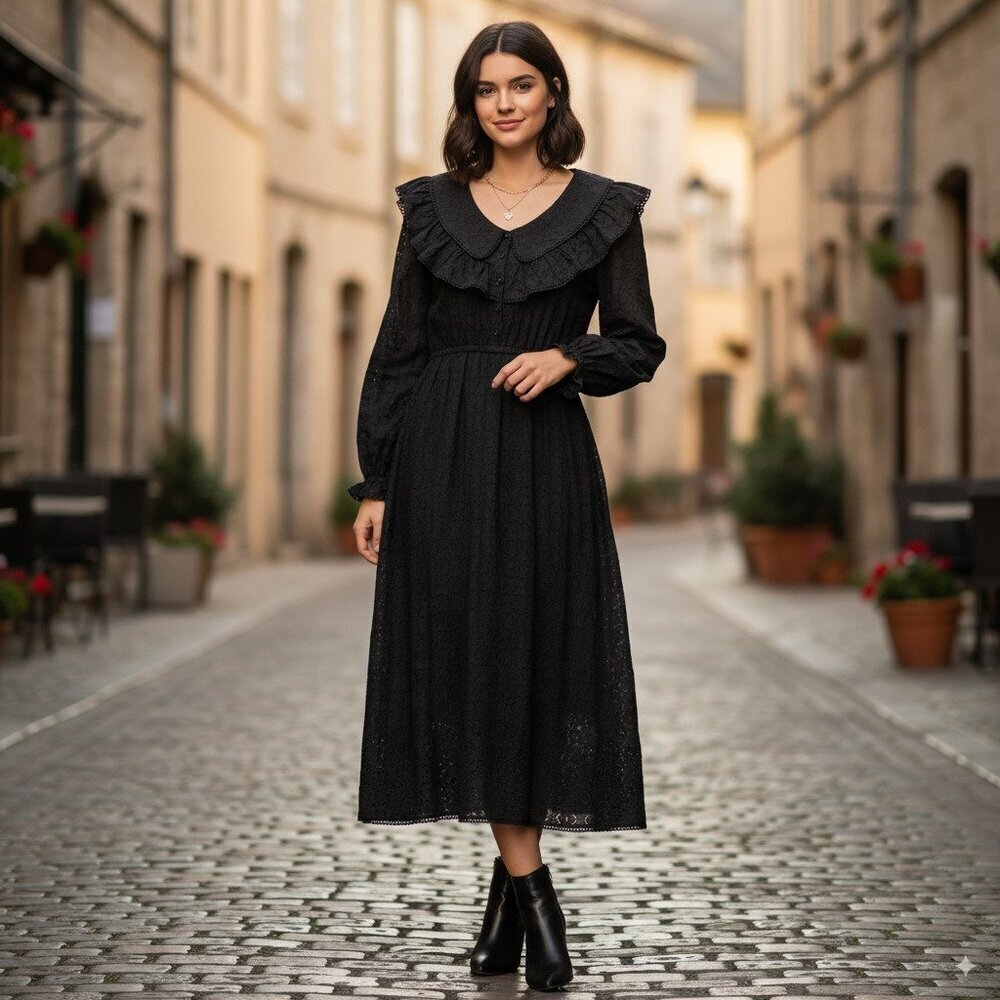 LOST+WANER Shadow Daisy Maxi Dress